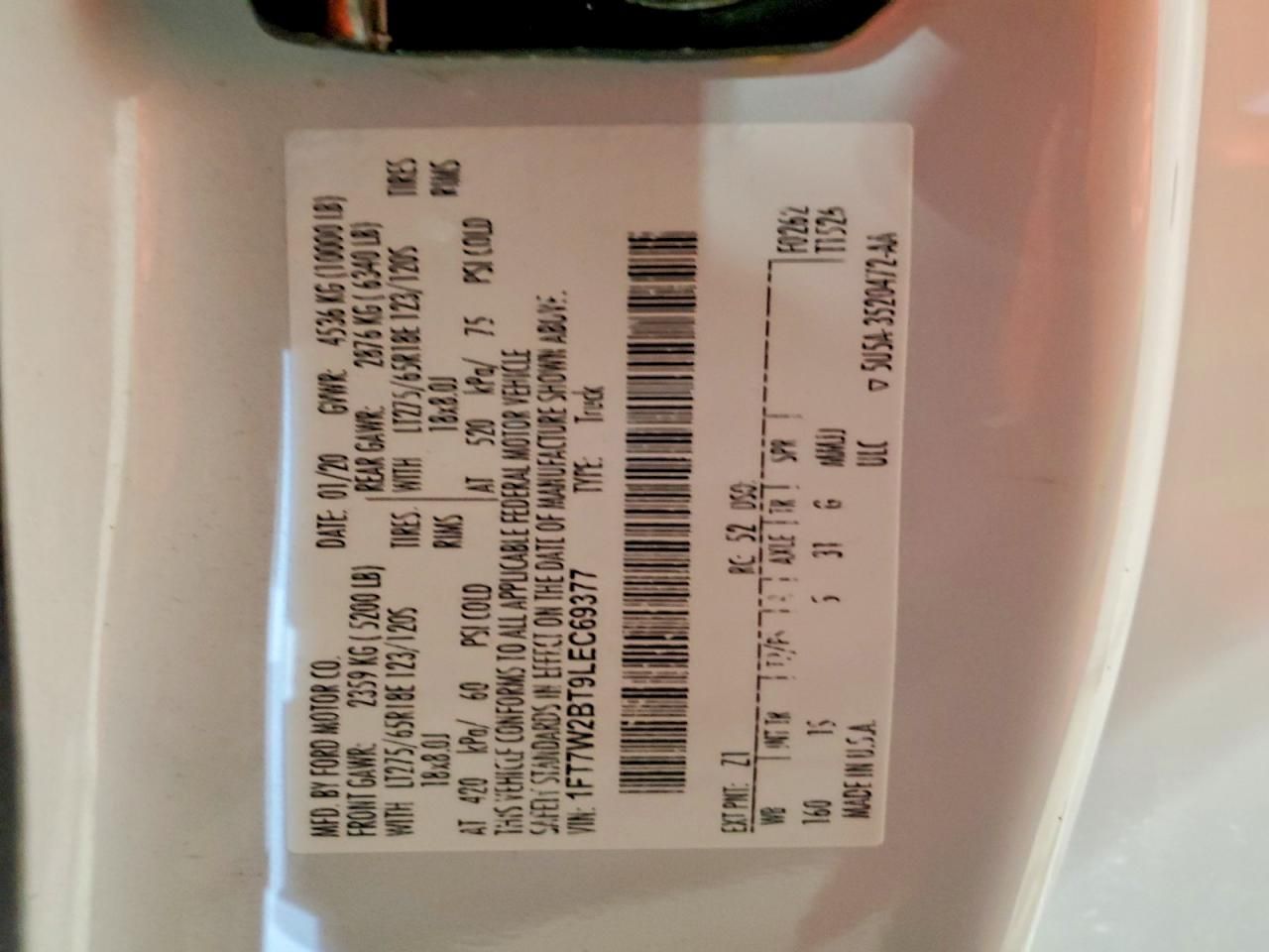 2020 Ford F250 Super Duty