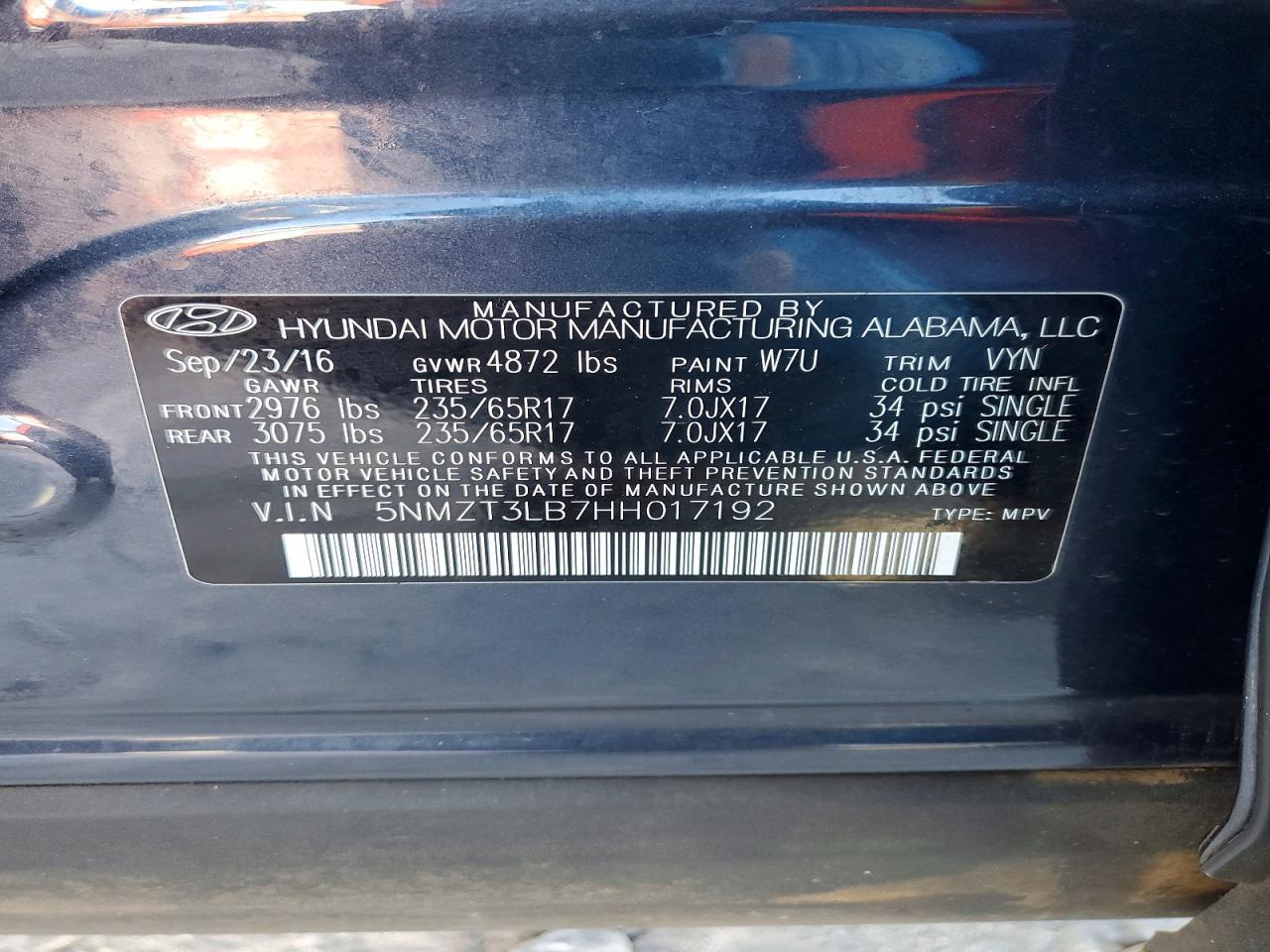 2017 Hyundai Santa fe Sport