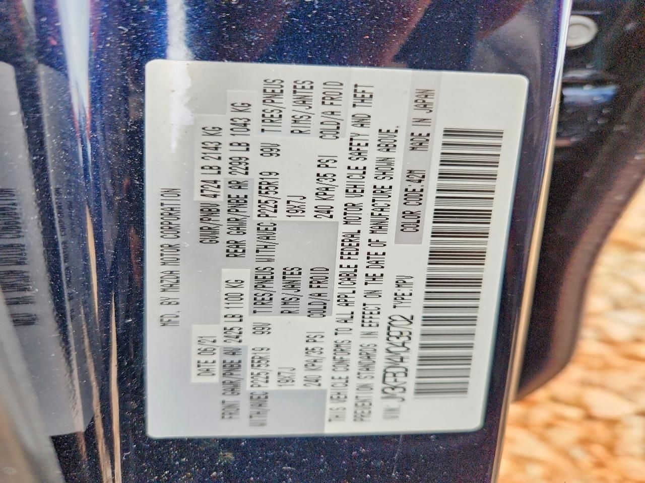 2021 Mazda Cx-5 Grand Touring