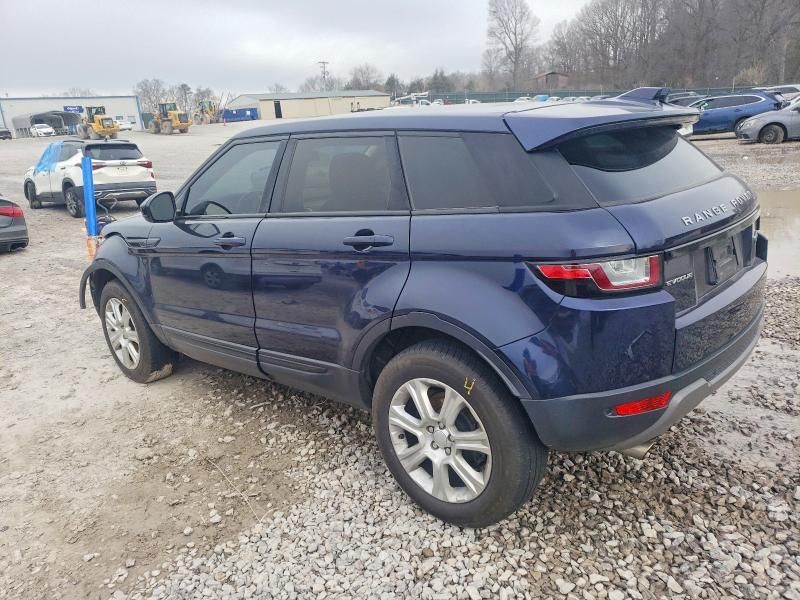 2018 Land Rover Range Rover Evoque se