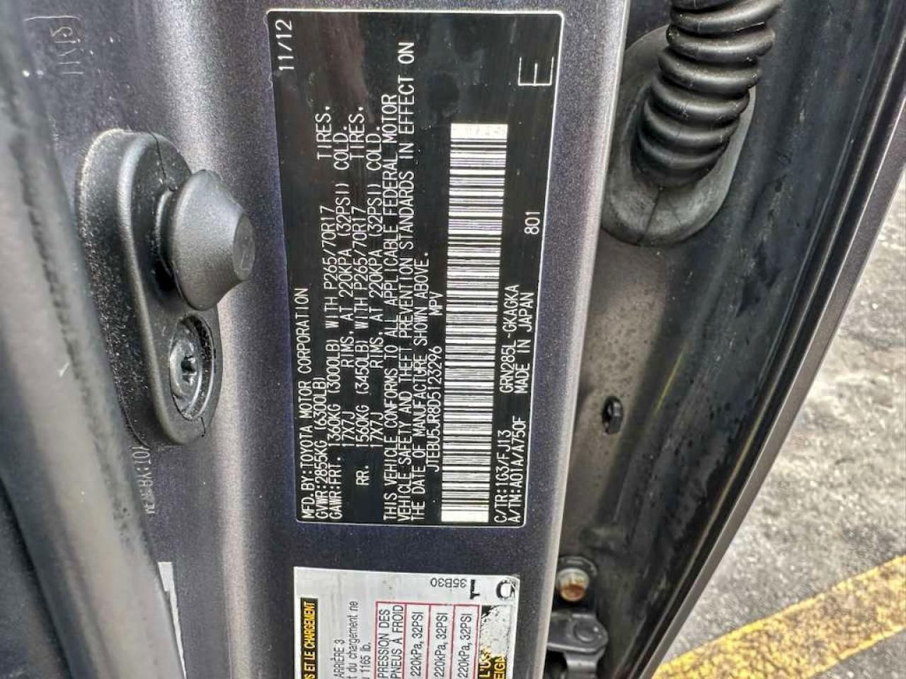 2013 Toyota 4runner SR5