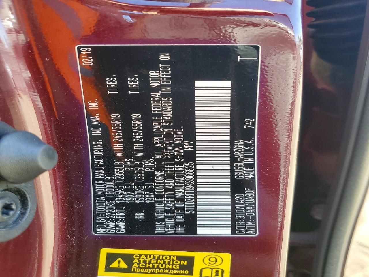 2019 Toyota Highlander Limited