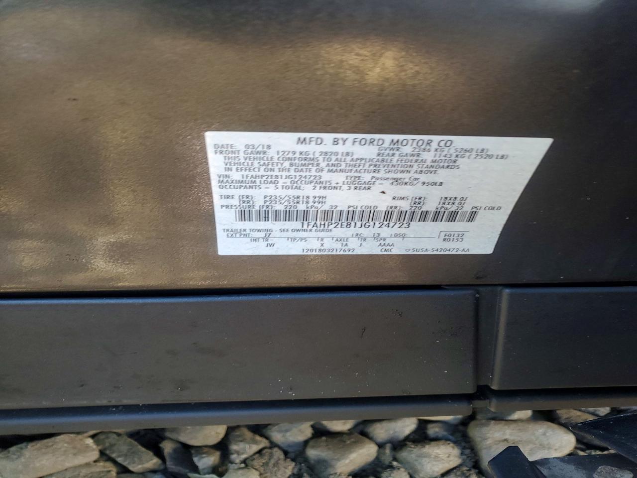 2018 Ford Taurus sel
