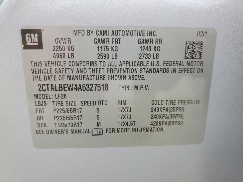 2010 GMC Terrain sle