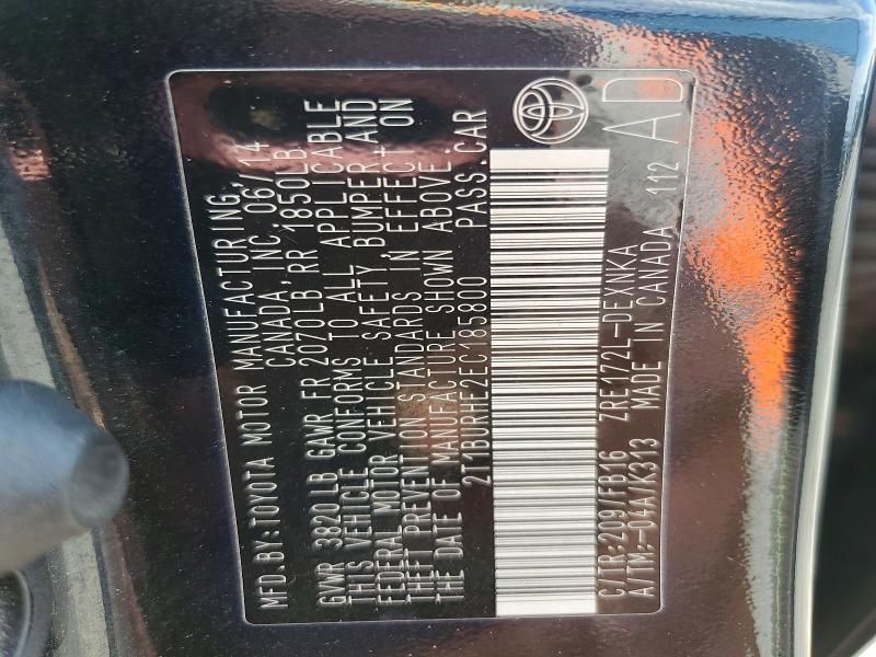 2014 Toyota Corolla l