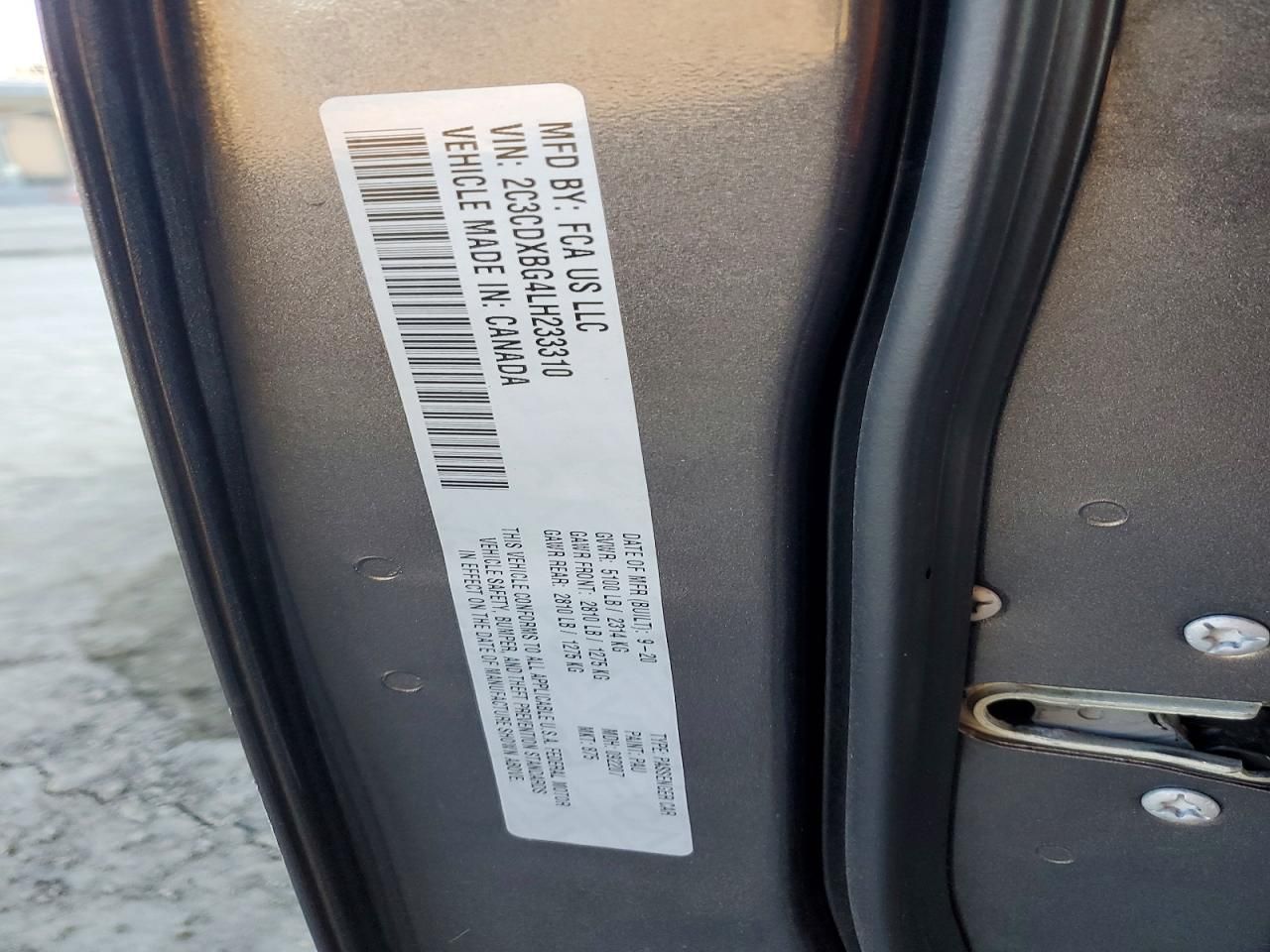 2020 Dodge Charger sxt