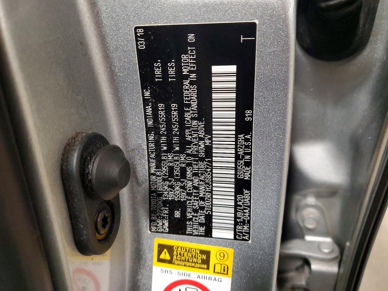 2018 Toyota Highlander Limited