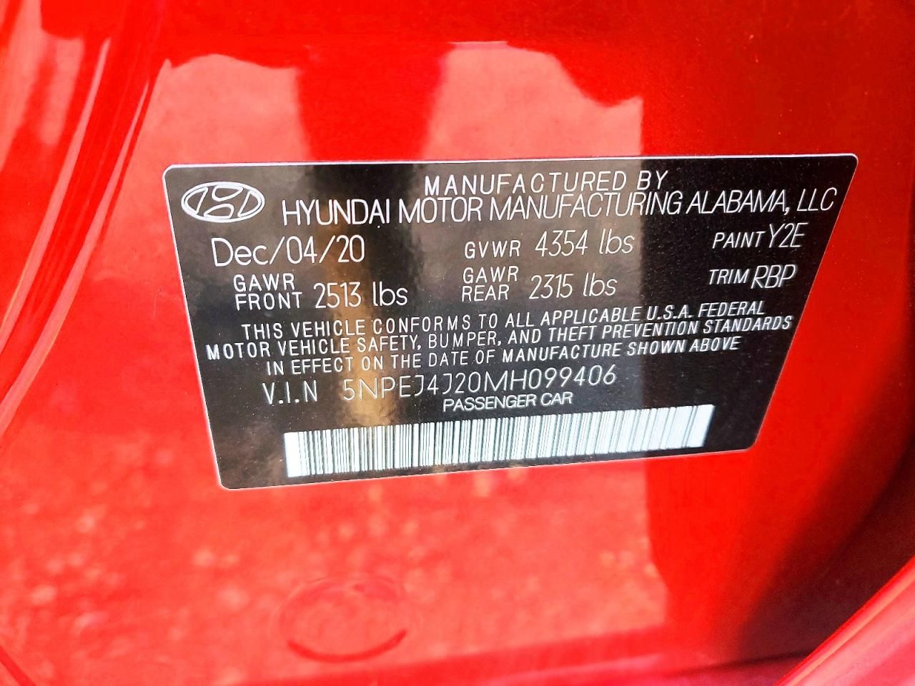 2021 Hyundai Sonata sel Plus