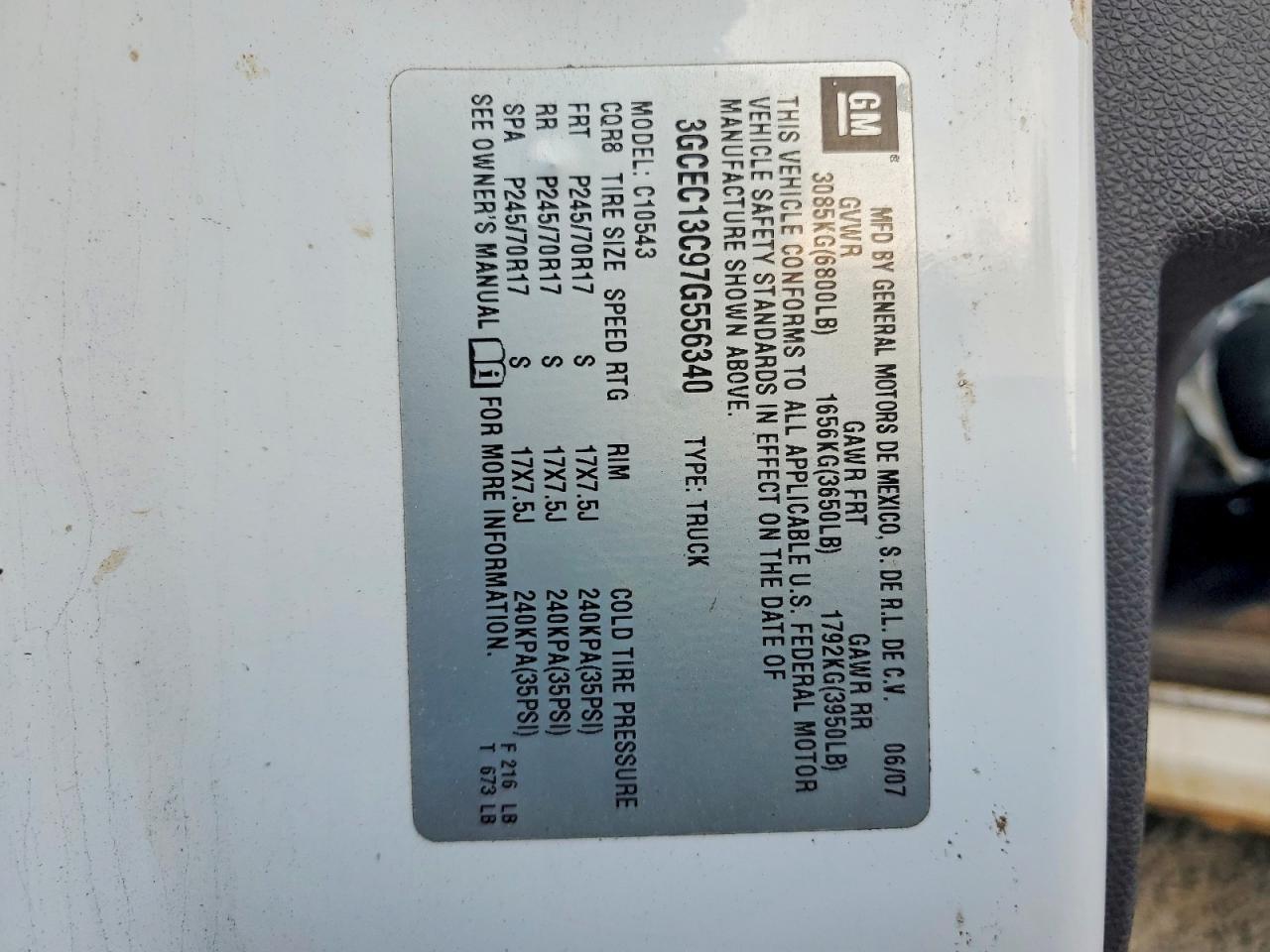 2007 Chevrolet Silverado C1500 Crew Cab