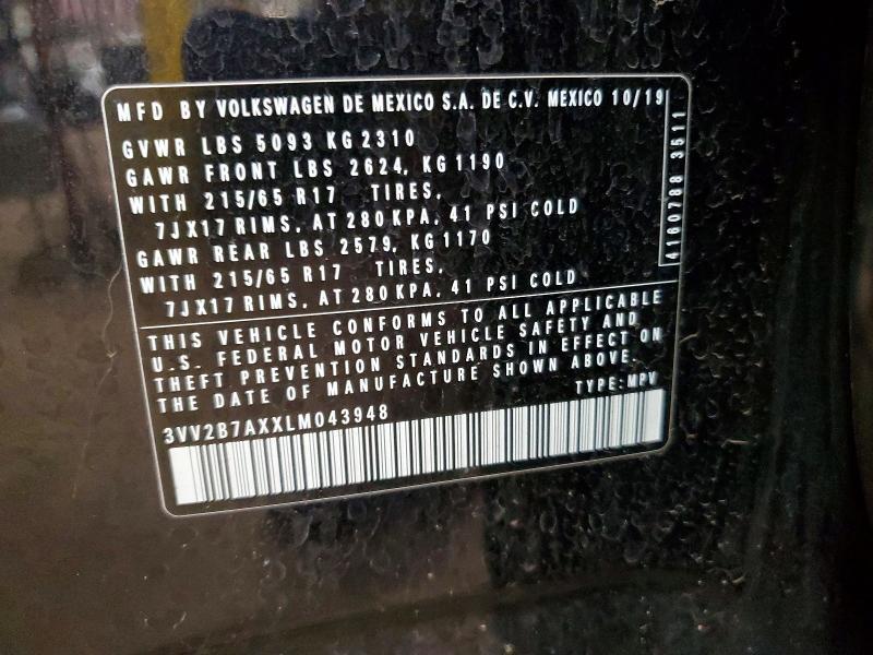 2020 Volkswagen Tiguan se