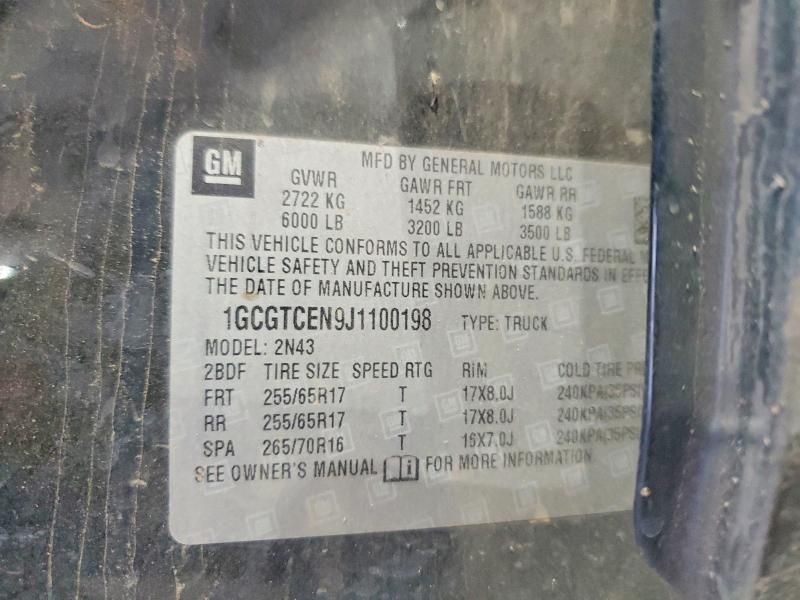 2018 Chevrolet Colorado lt