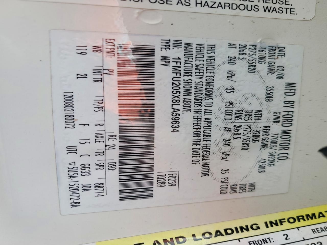 2008 Ford Expedition Limited