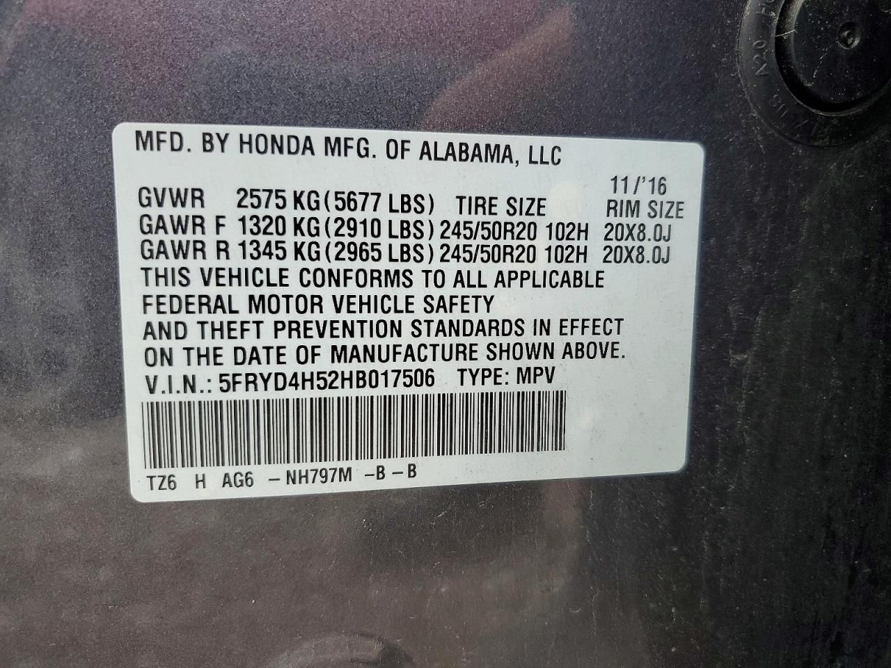 2017 Acura Mdx Technology