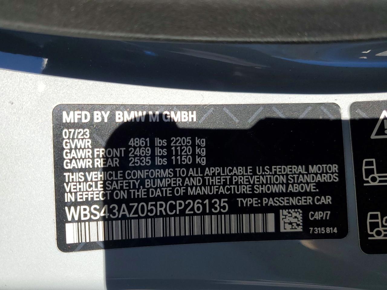 2024 BMW M4 Competition