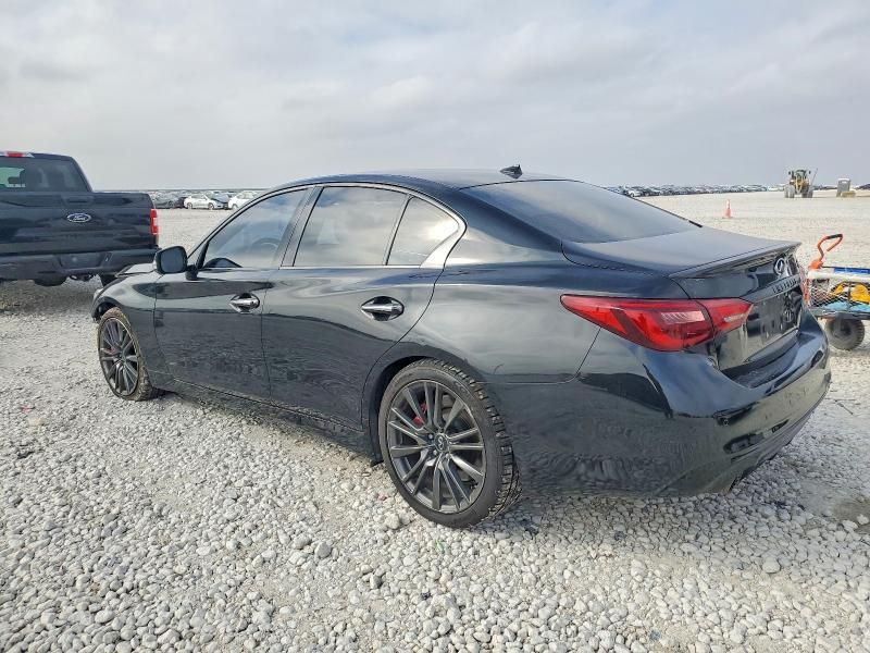 2021 Infiniti Q50 red Sport 400