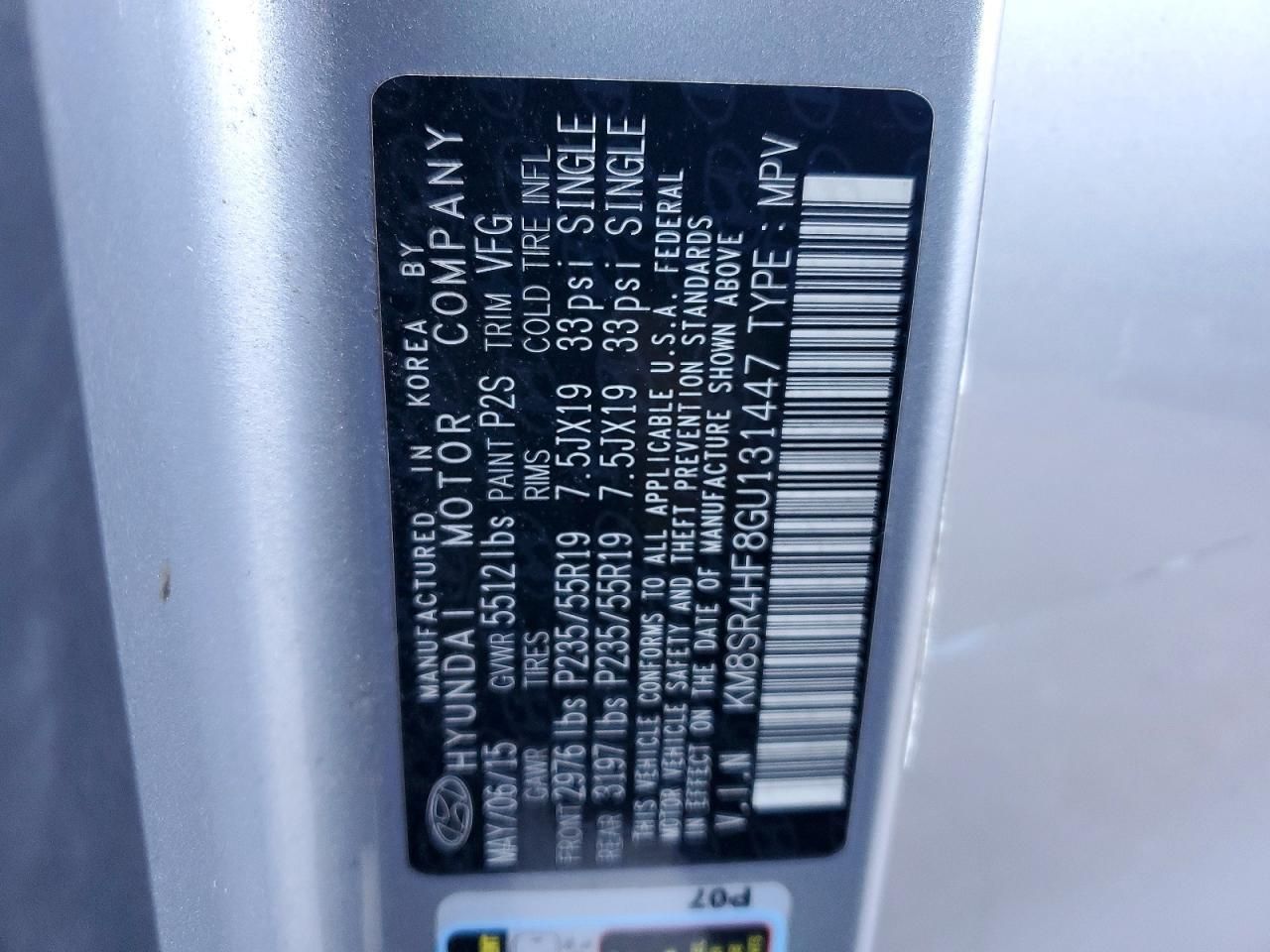 2016 Hyundai Santa fe se Ultimate