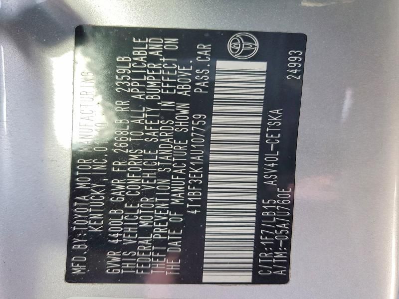 2010 Toyota Camry Base