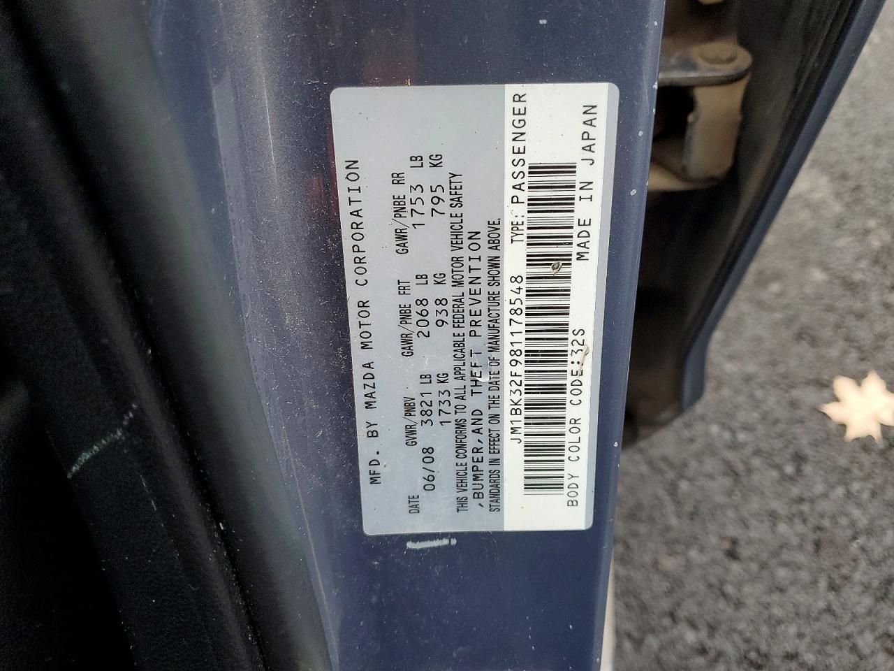 2008 Mazda 3 I