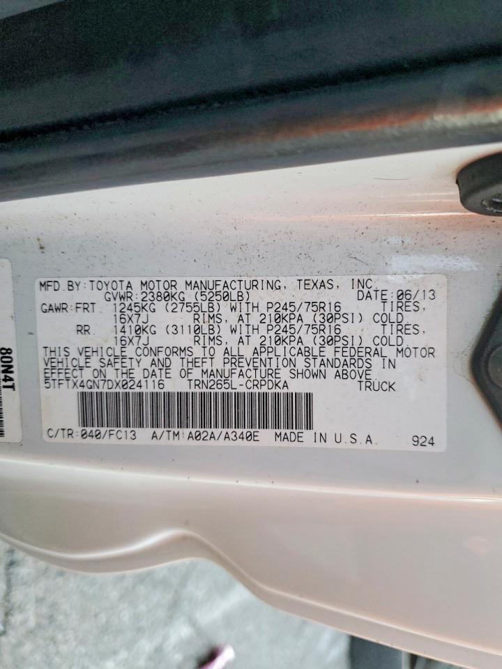 2013 Toyota Tacoma Prerunner Access cab