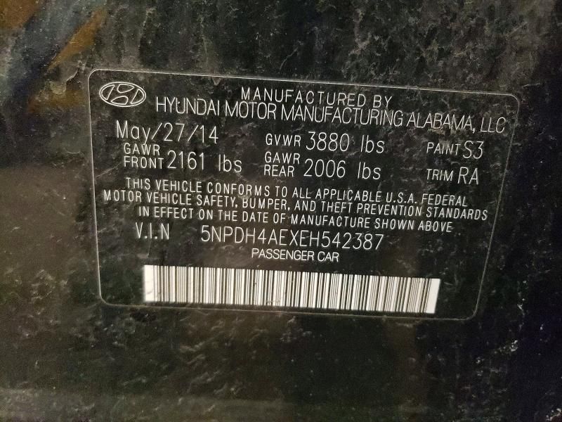 2014 Hyundai Elantra se