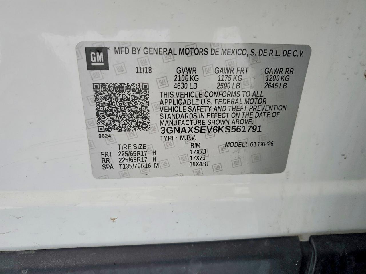 2019 Chevrolet Equinox ls