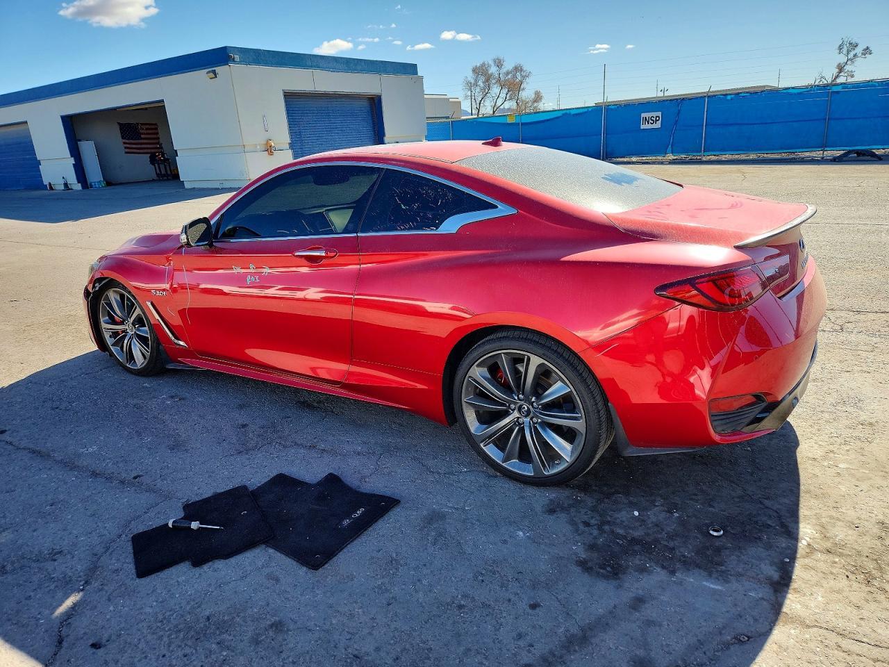 2019 Infiniti Q60 red Sport 400