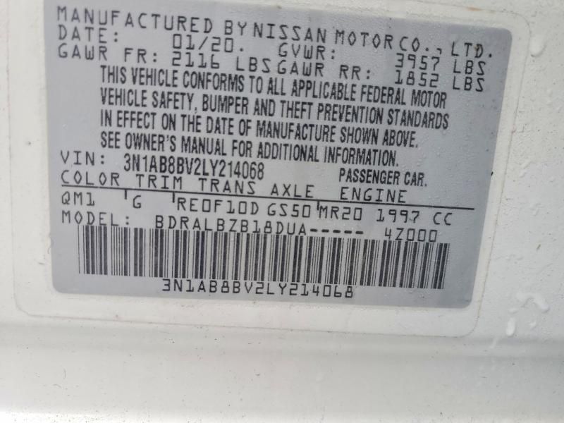 2020 Nissan Sentra s