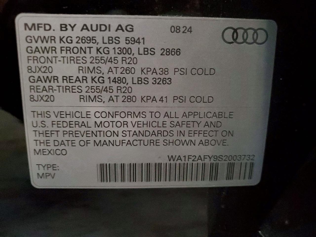 2025 Audi Q5 e Prestige 55