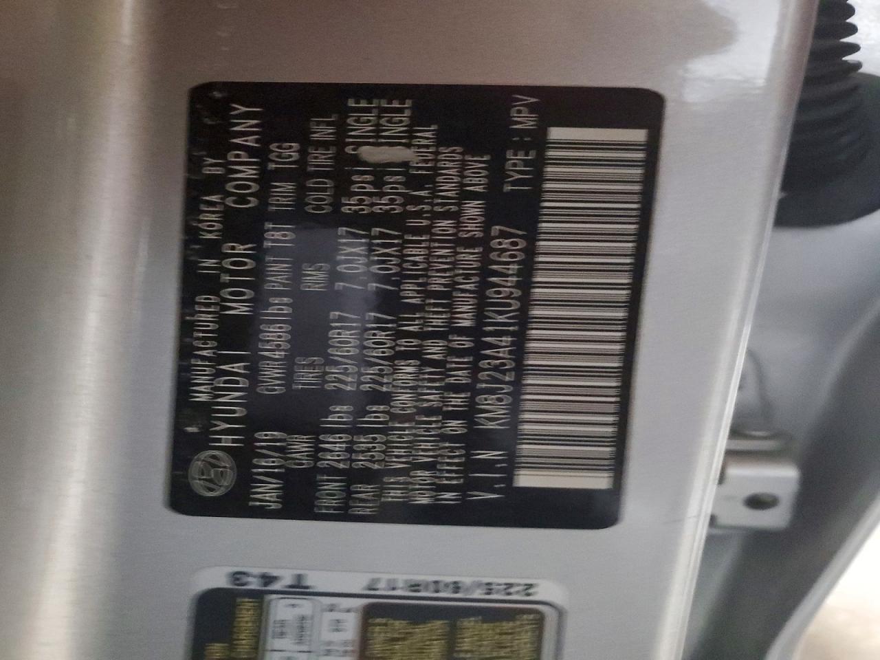 2019 Hyundai Tucson se