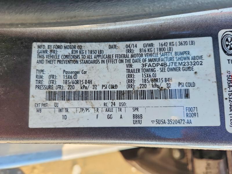 2014 Ford Fiesta se