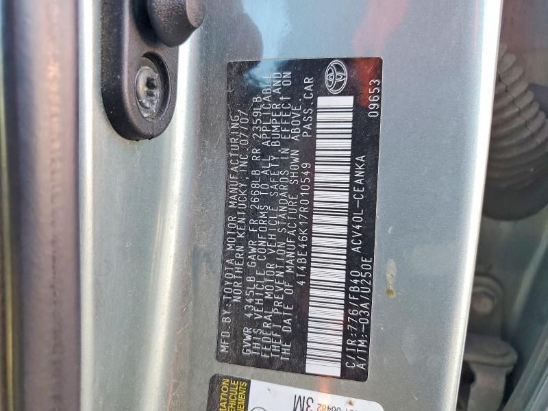 2007 Toyota Camry ce