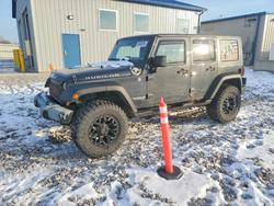 Jeep salvage cars for sale: 2010 Jeep Wrangler Unlimited Rubicon