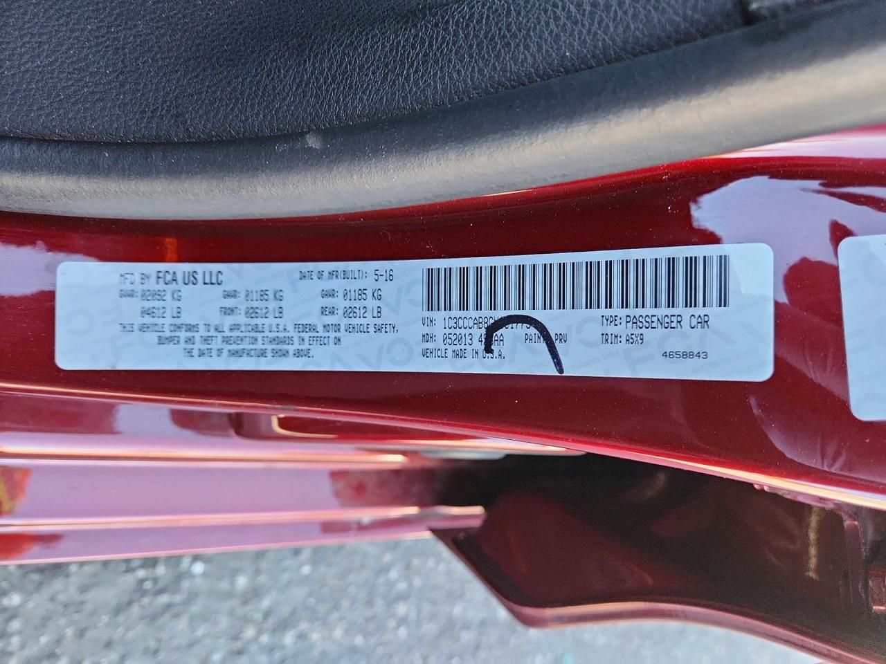 2016 Chrysler 200 Limited