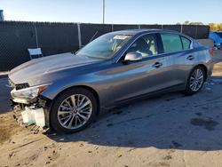 Infiniti salvage cars for sale: 2018 Infiniti Q50 Luxe