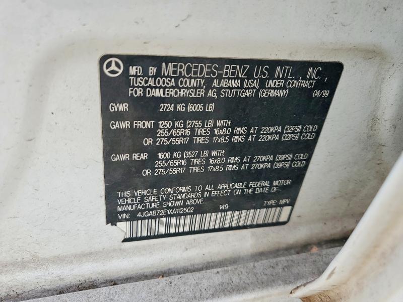 1999 Mercedes-Benz Ml 430