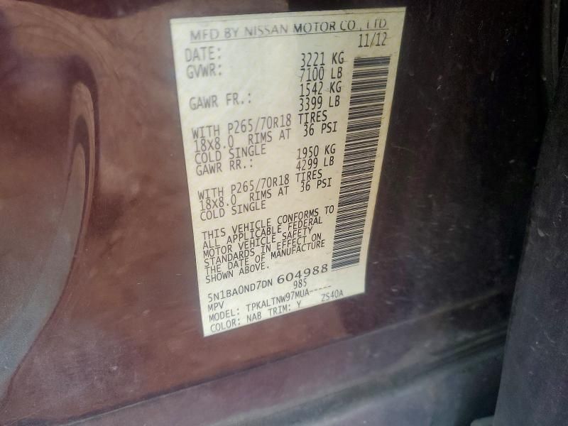 2013 Nissan Armada sv