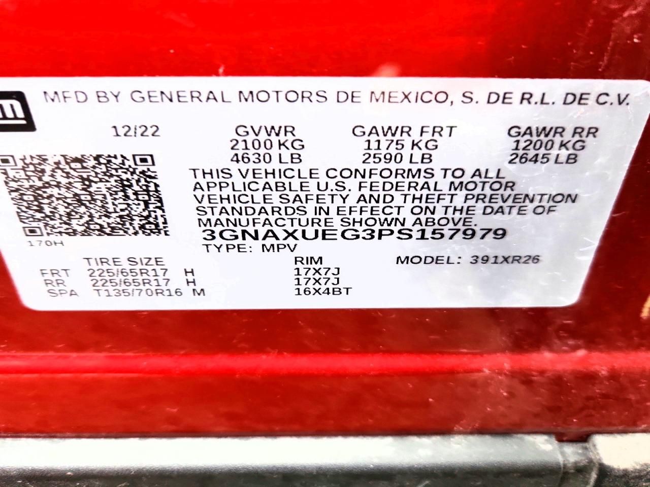 2023 Chevrolet Equinox lt