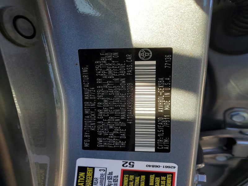 2025 Toyota Camry xse