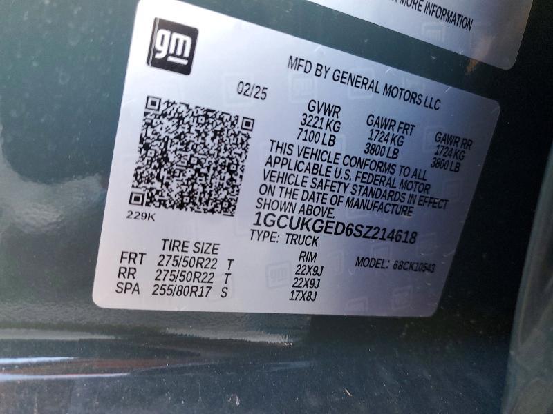 2025 Chevrolet Silverado K1500 ltz