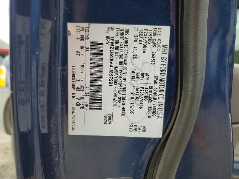 2004 Ford Explorer xls