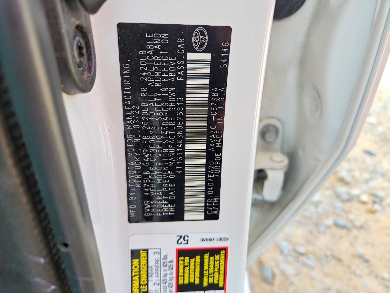 2022 Toyota Camry se
