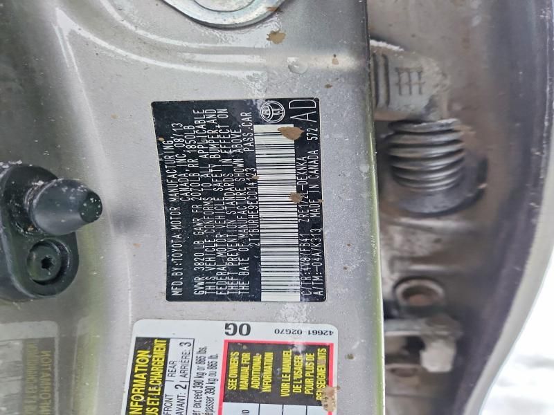 2014 Toyota Corolla l