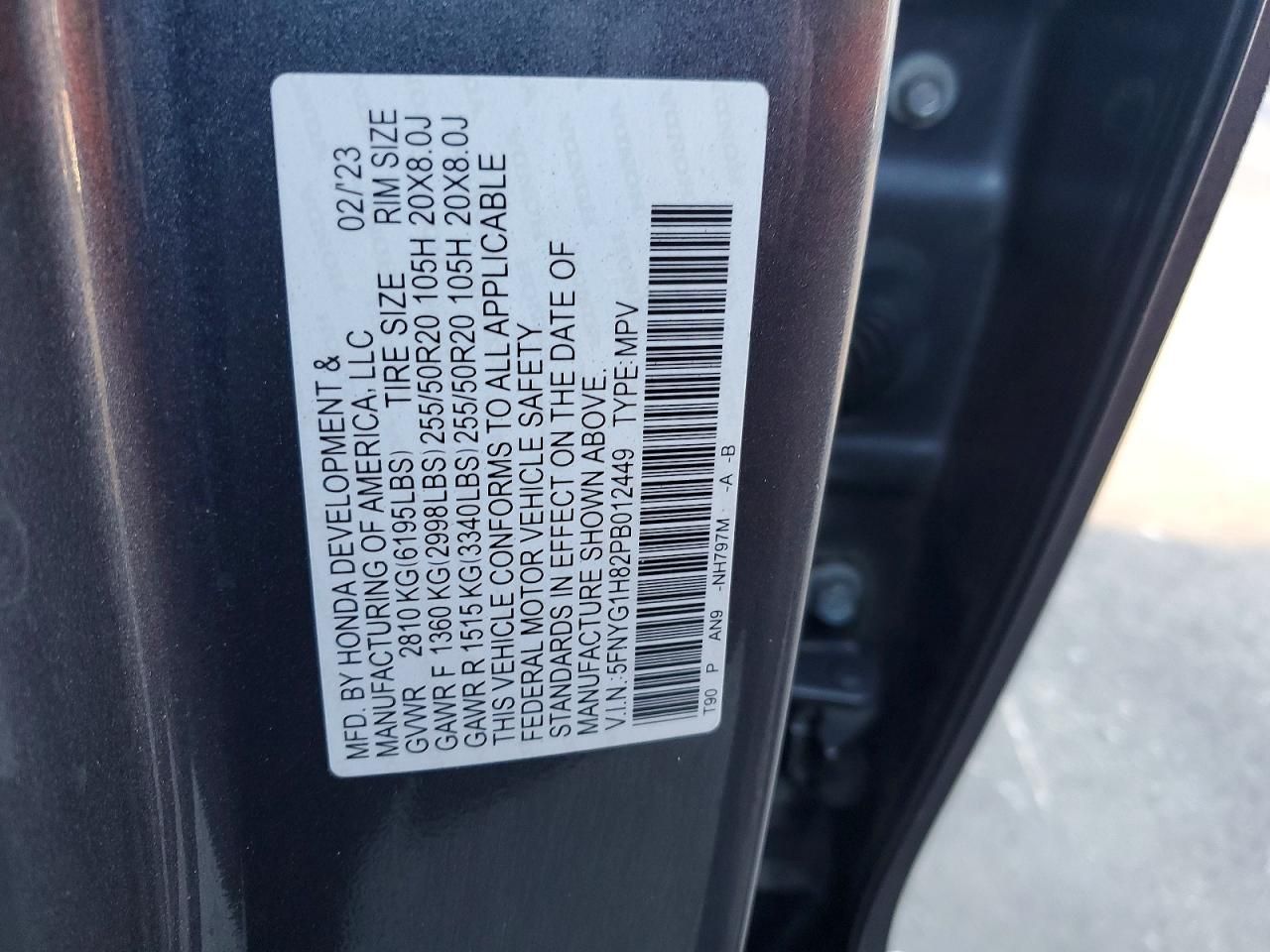 2023 Honda Pilot Elite