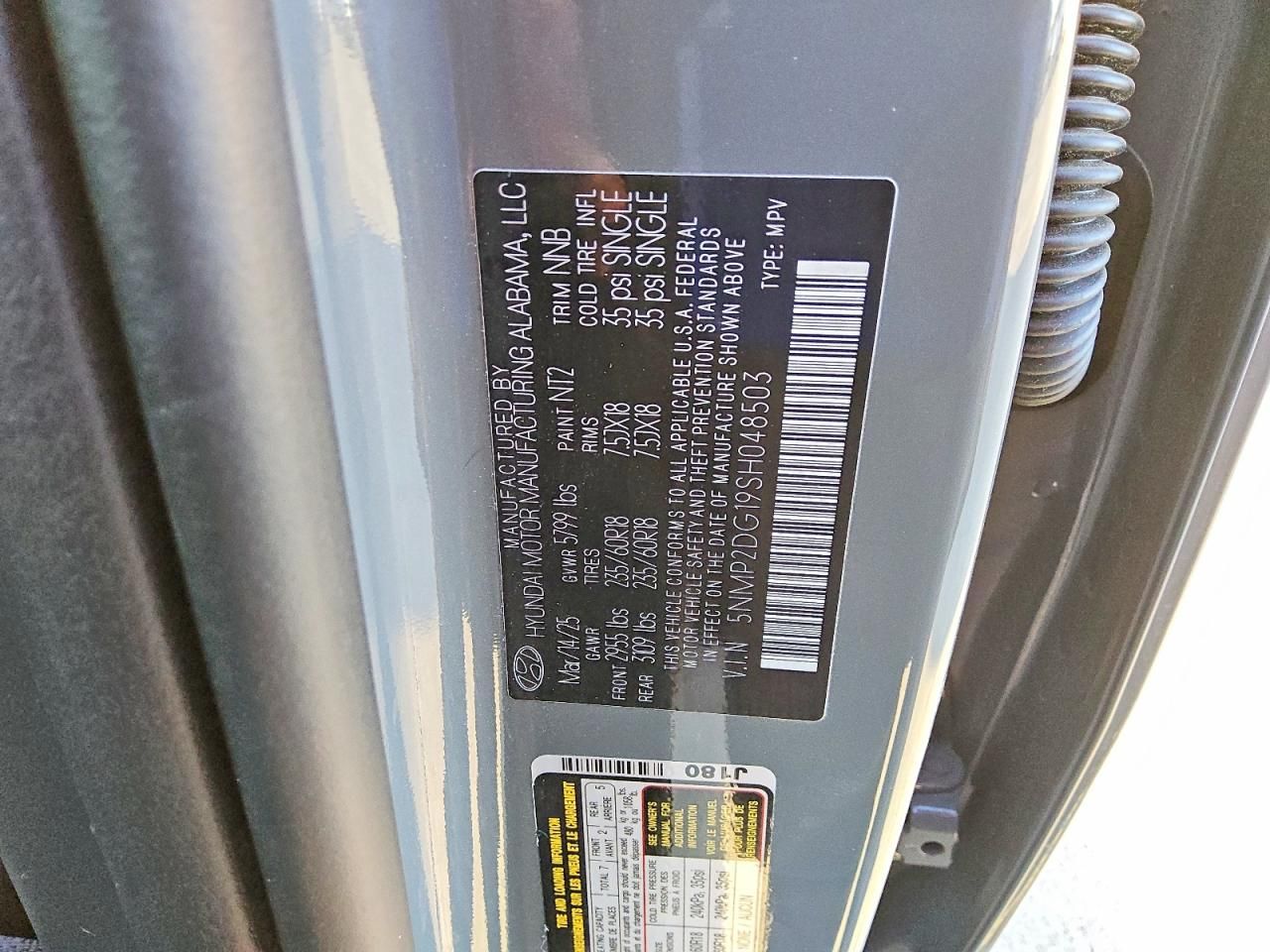 2025 Hyundai Santa fe sel