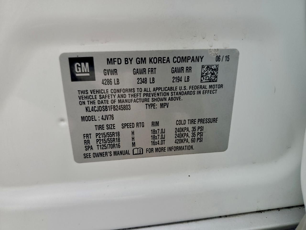 2015 Buick Encore Premium