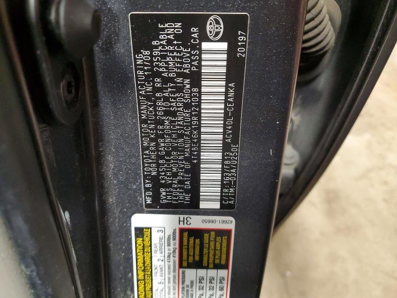 2009 Toyota Camry le