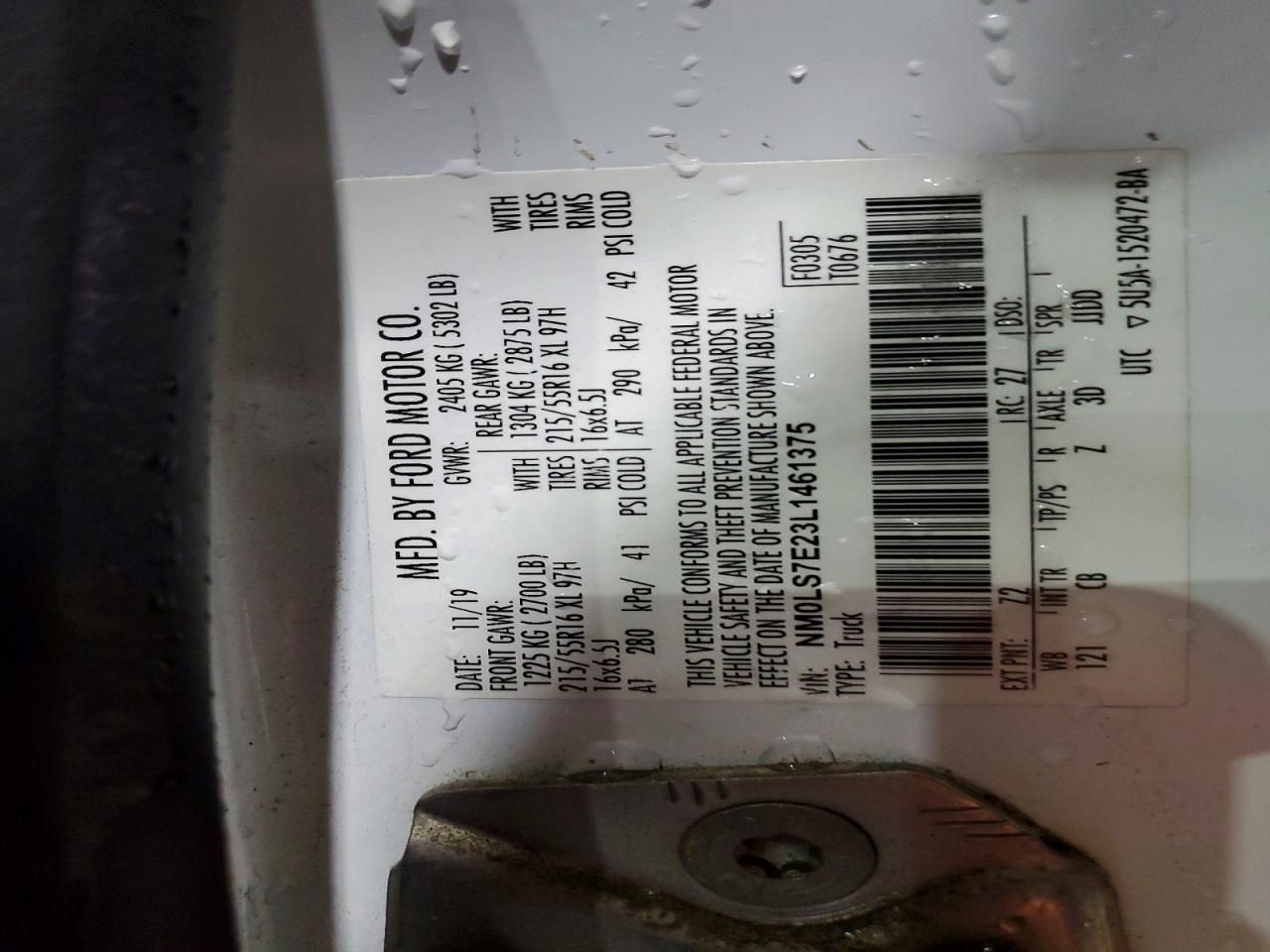 2020 Ford Transit Connect xl