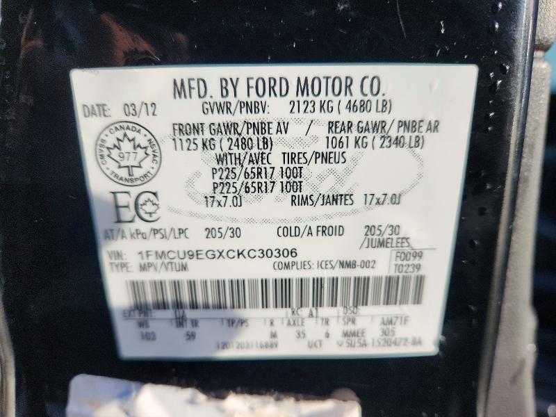 2012 Ford Escape Limited