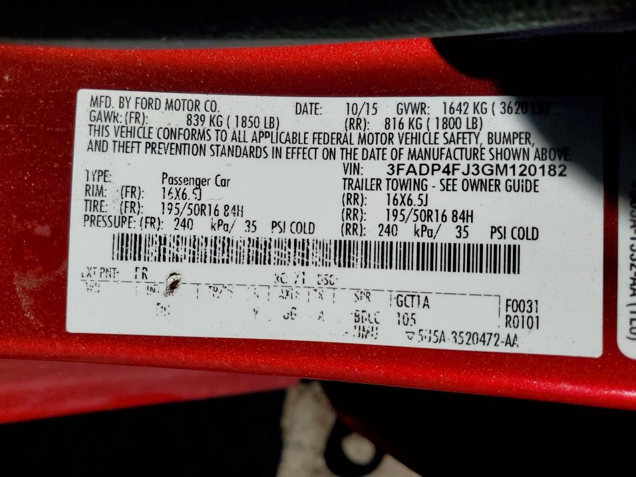 2016 Ford Fiesta Titanium