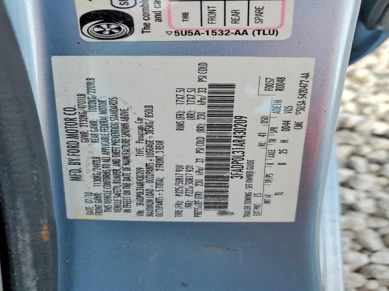 2010 Ford Fusion Hybrid